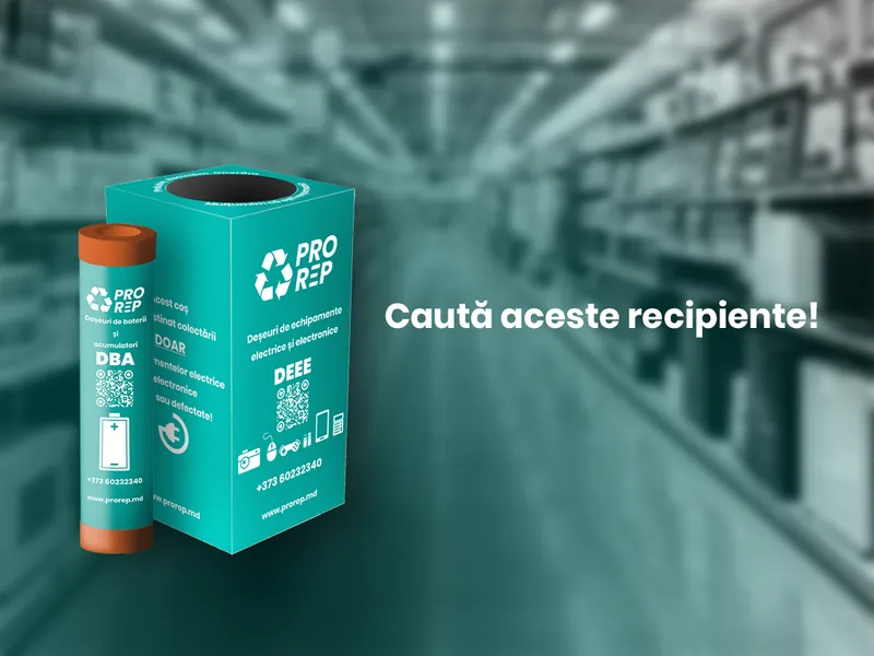 Cutia PRO REP pentru aparate și tubul pentru baterii
